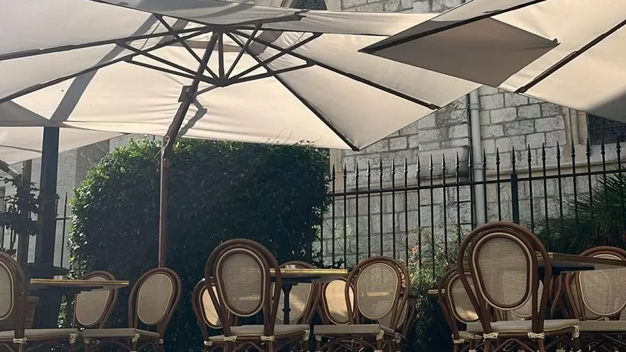 Terrasse aux pied de Notre Dame