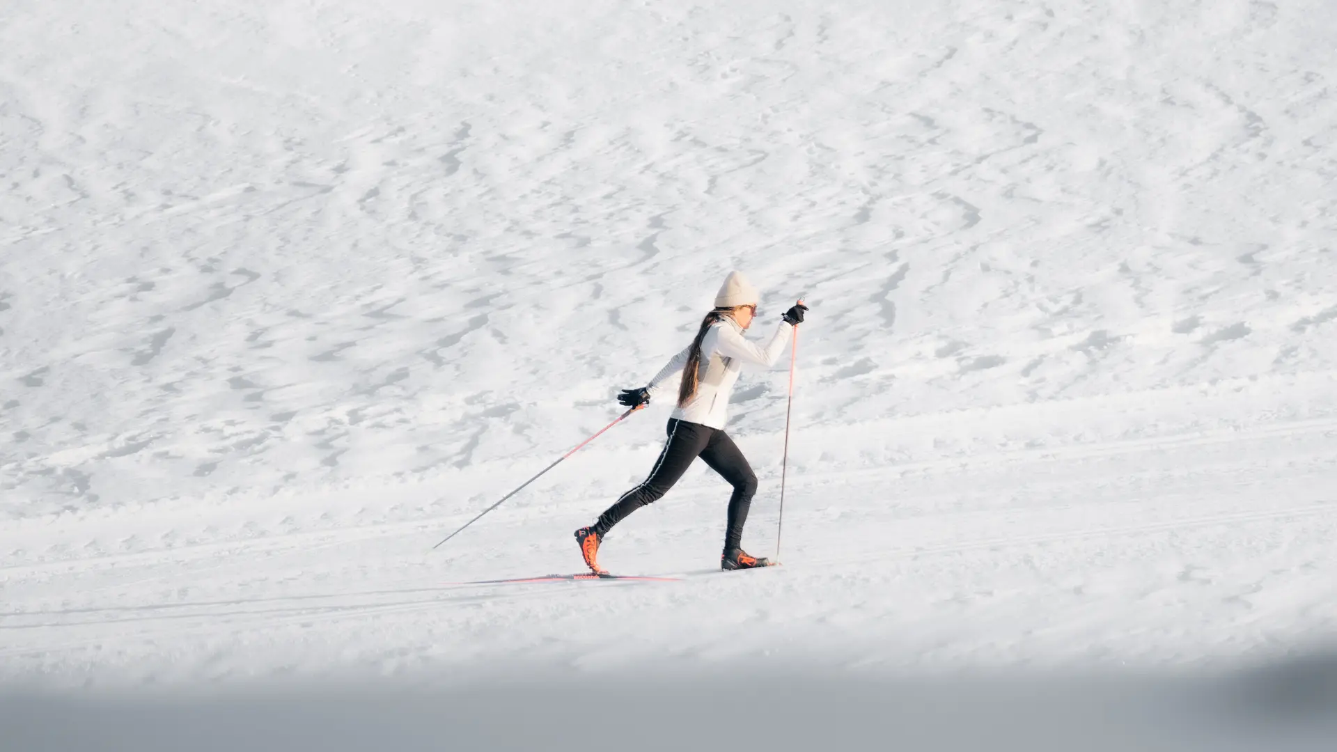 Ski de fond et biathlon avec Léna Arnaud à Val d'Isère