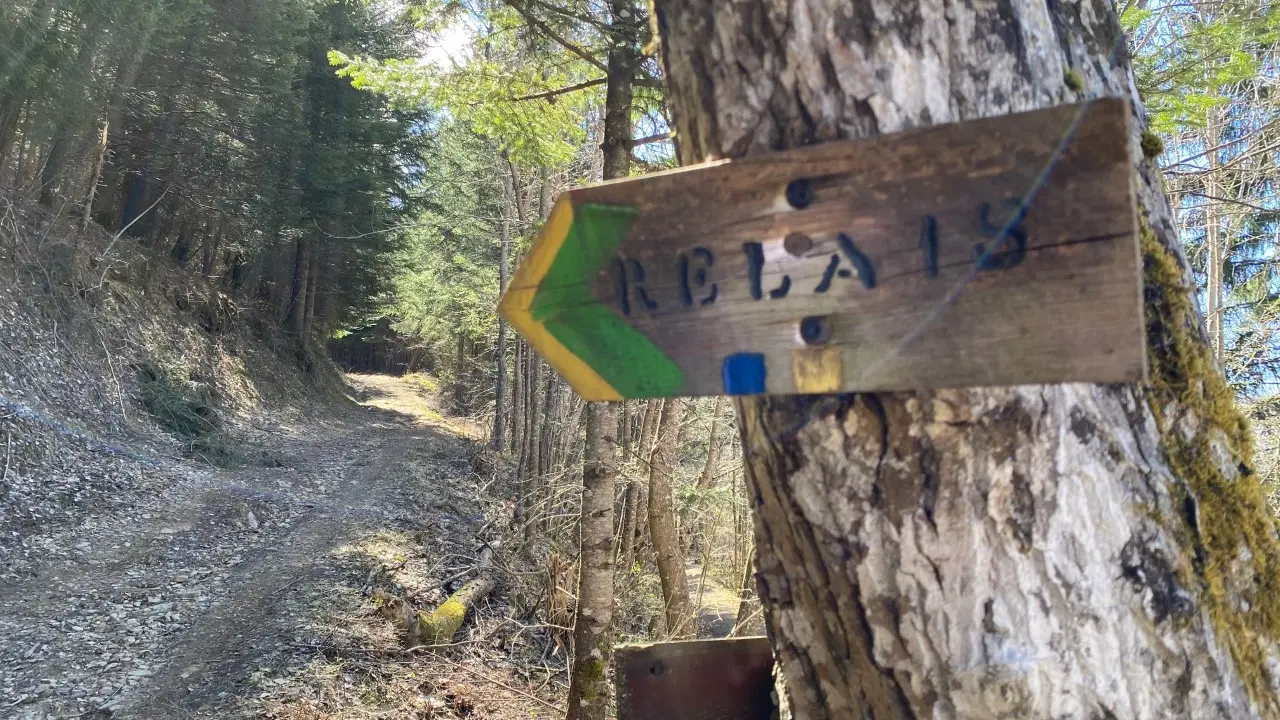 Montée au relais