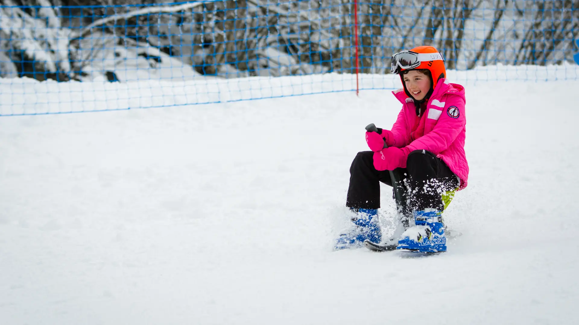 Descente en paret à Passy Plaine-Joux