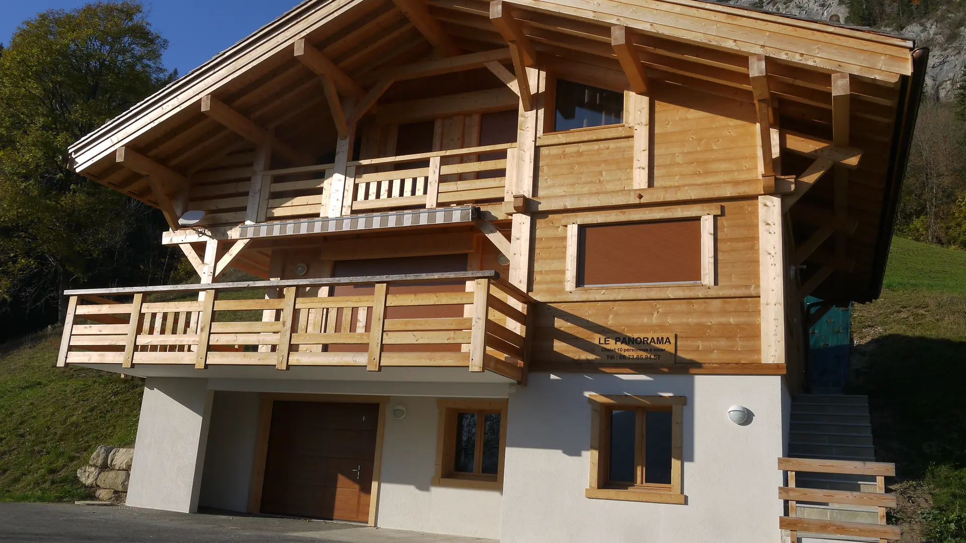 Extérieur chalet été/Oustide summer chalet-Chalet Panorama-le Grand-Bornand