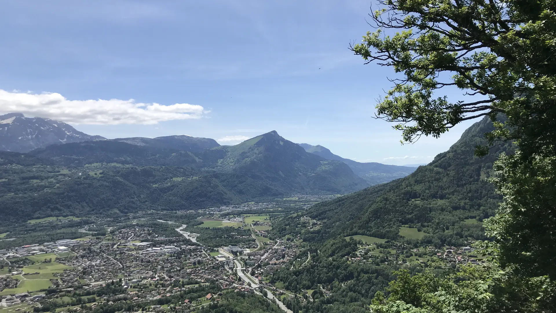 Vue sur la Vallée de l'Arve