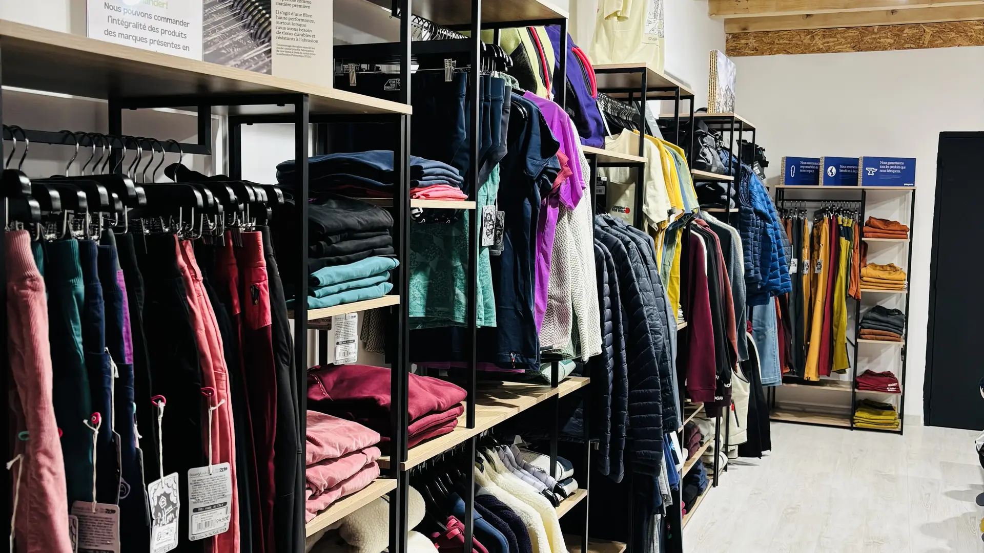 Intérieur de la boutique