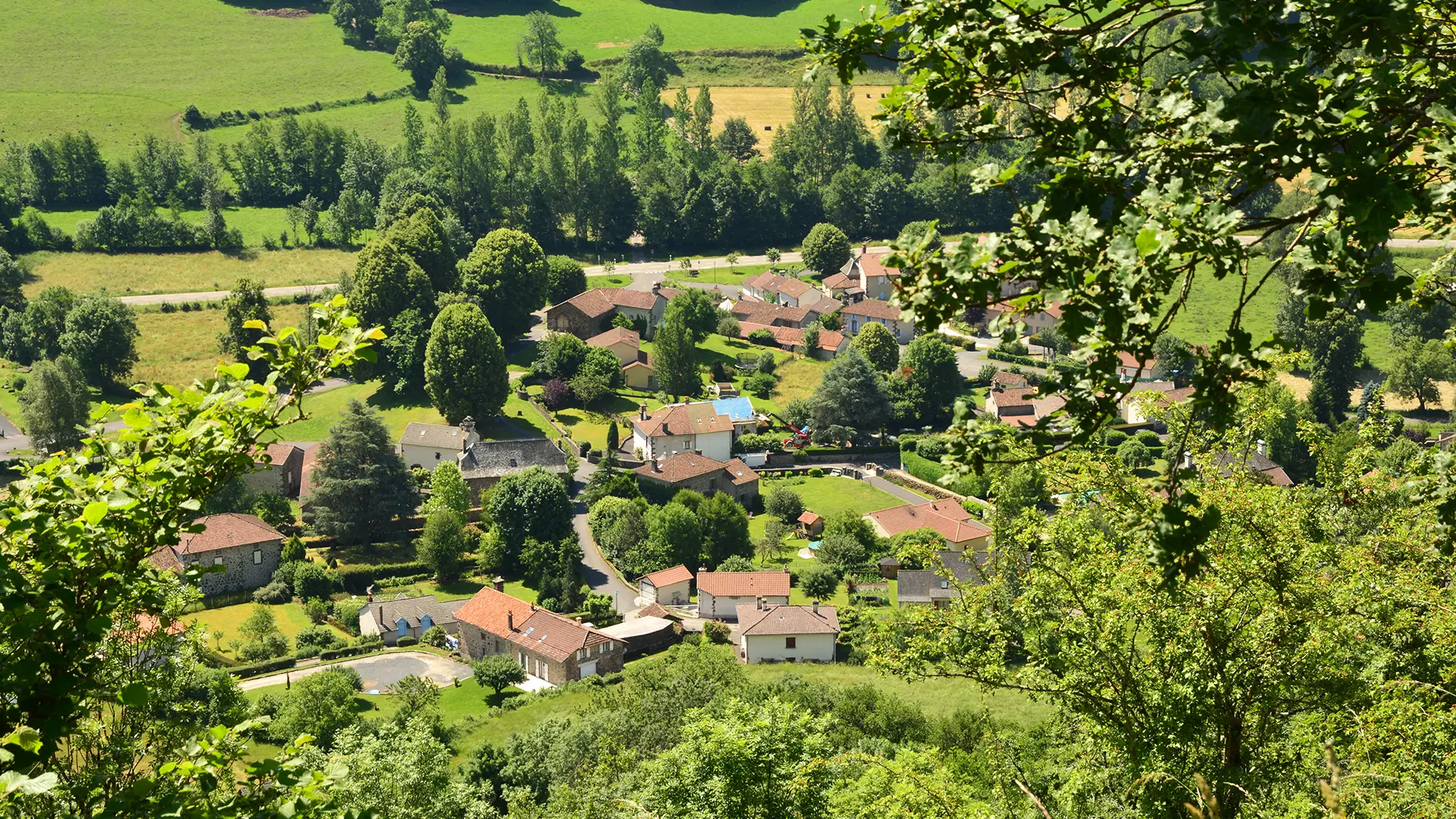 Vue sur le village