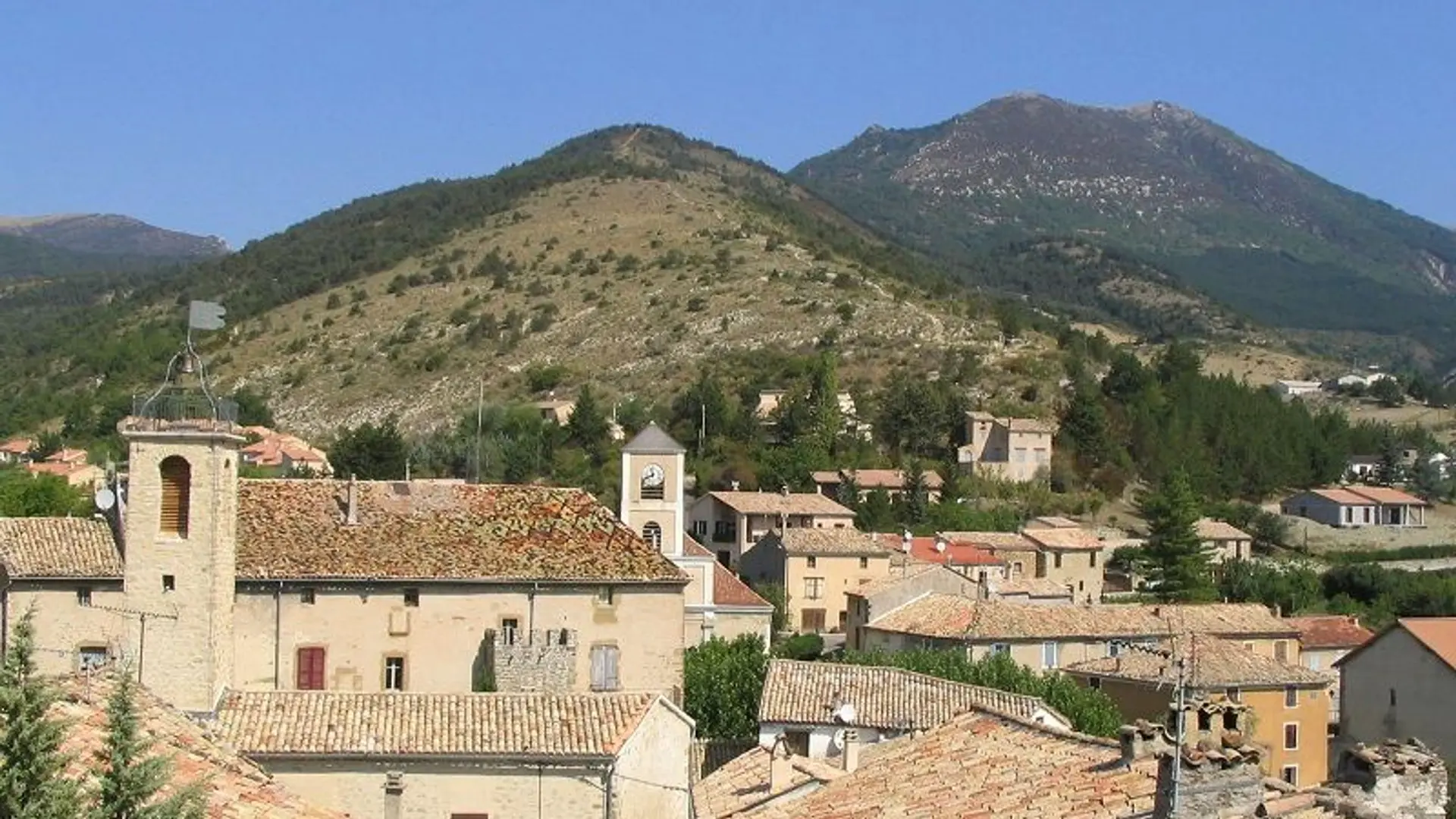 Rosans depuis les hauteurs