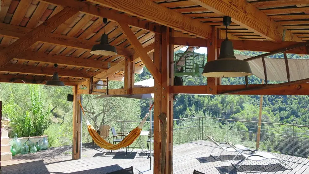 Gîte les Figaires - Terrasse - Gîtes de France Alpes-Maritimes.