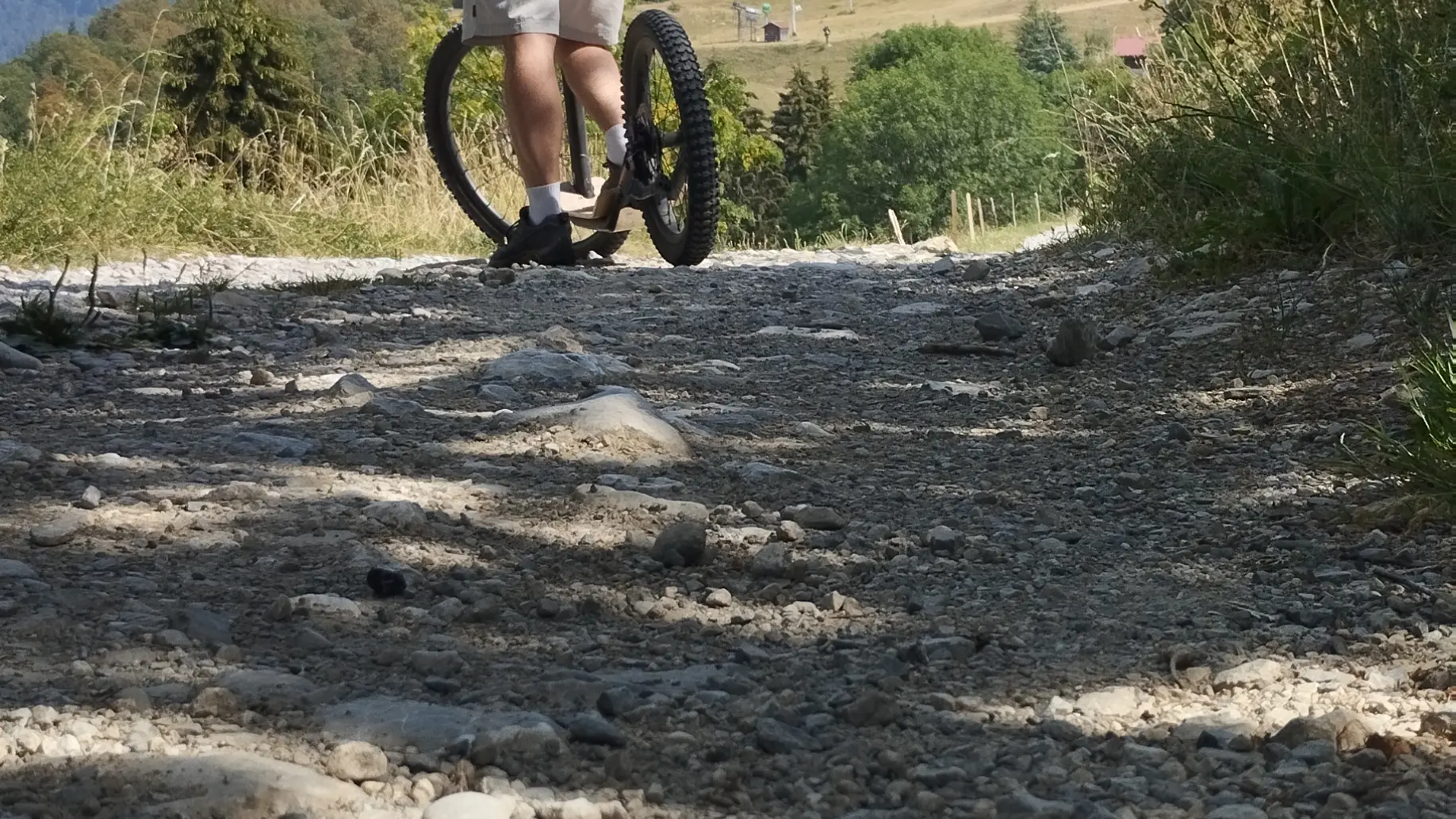 Footbike sur les chemins de montagne