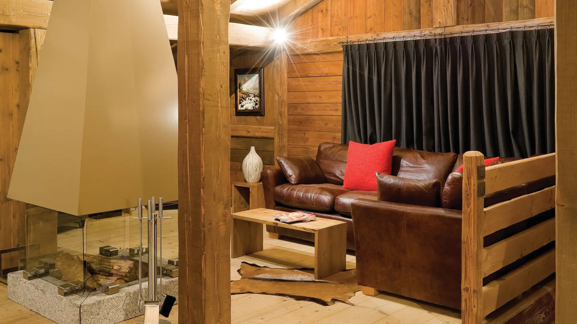 Amazon creek chamonix - pièce à vivre chalet Baby bear