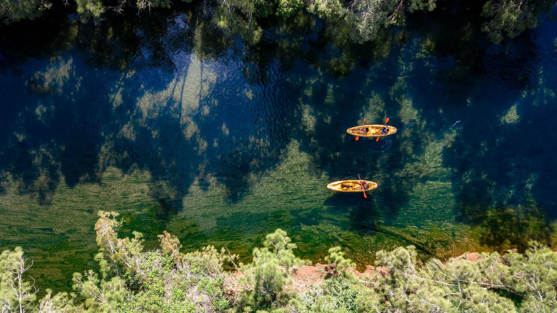 Descente de la Ouenghi en Kayak