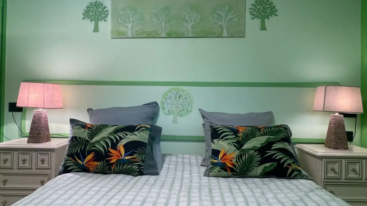 La chambre du rez de chaussée.