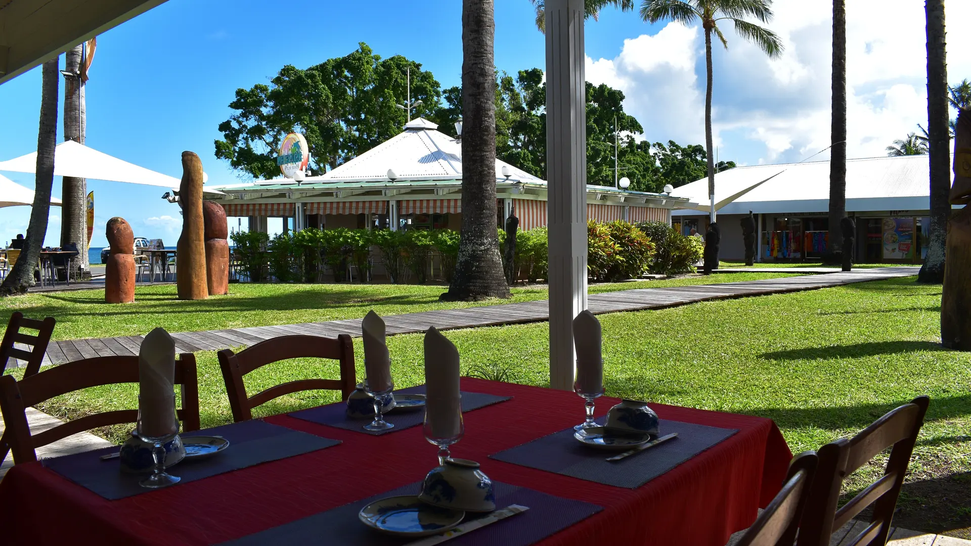 Along Beach Restaurant at Anse Vata - Noumea