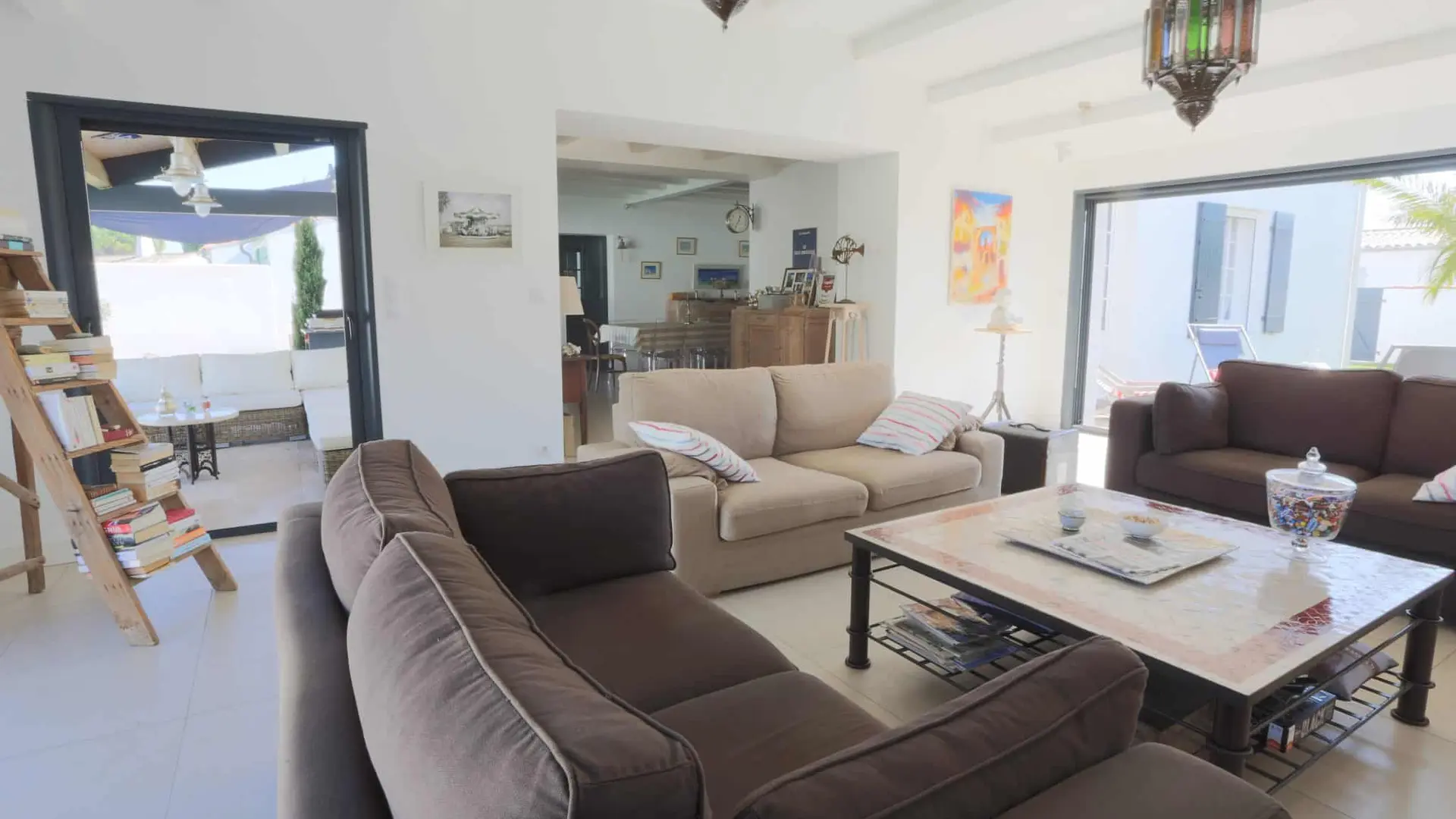 Grand salon et terrasses