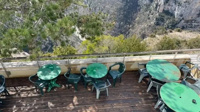 Terrasse Chalet de la Maline