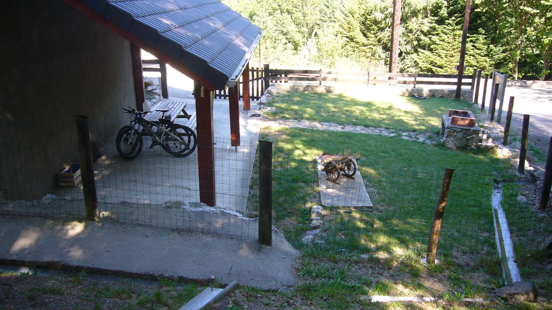 terrasse et jardin