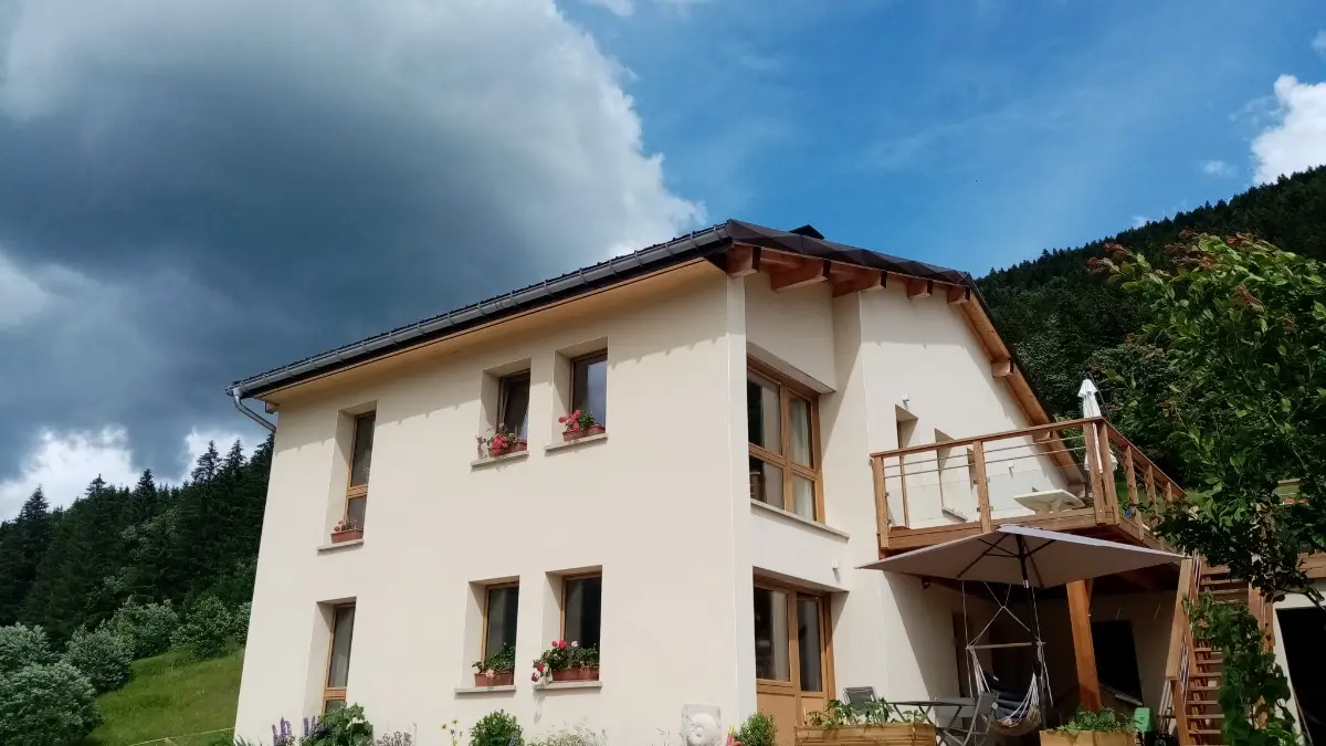 Gîte de La Pierre à Sel - La terrasse privative