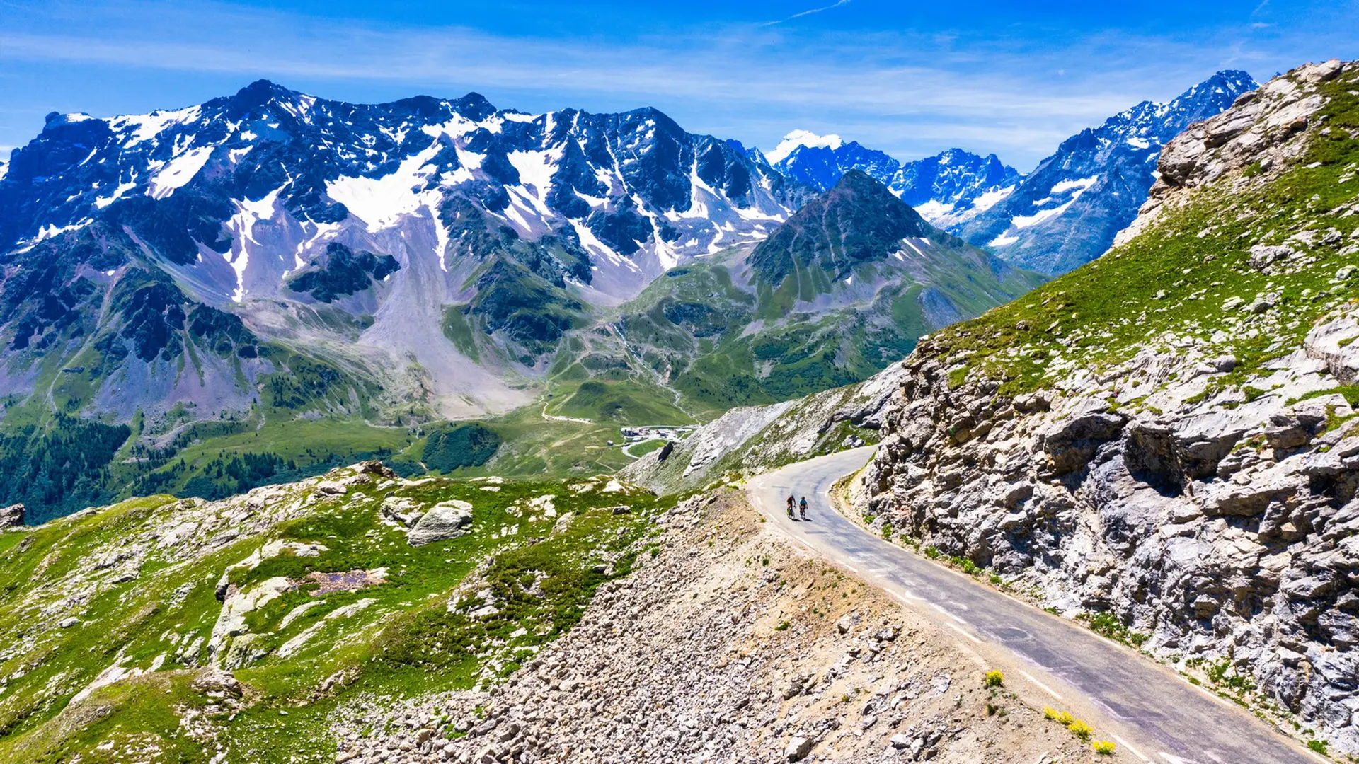 Montée du col du Galibier