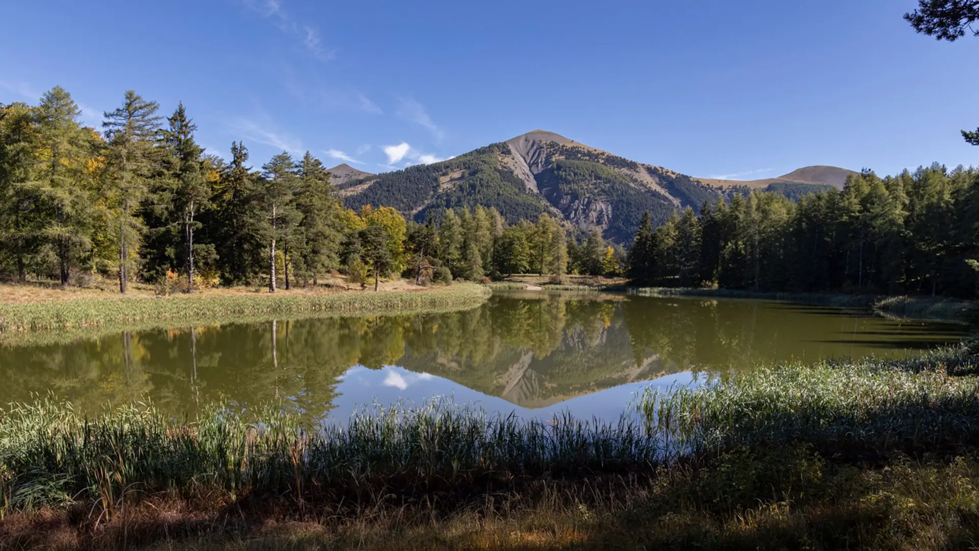 Panorama sur le lac des Monges