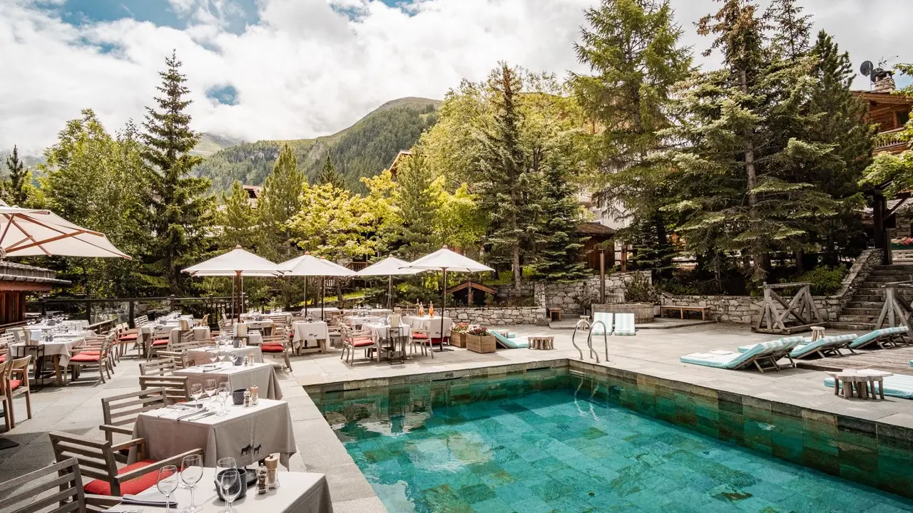 Piscine extérieure, Spa by Clarins_Hôtel Le Blizzard 5*_Val d'Isère