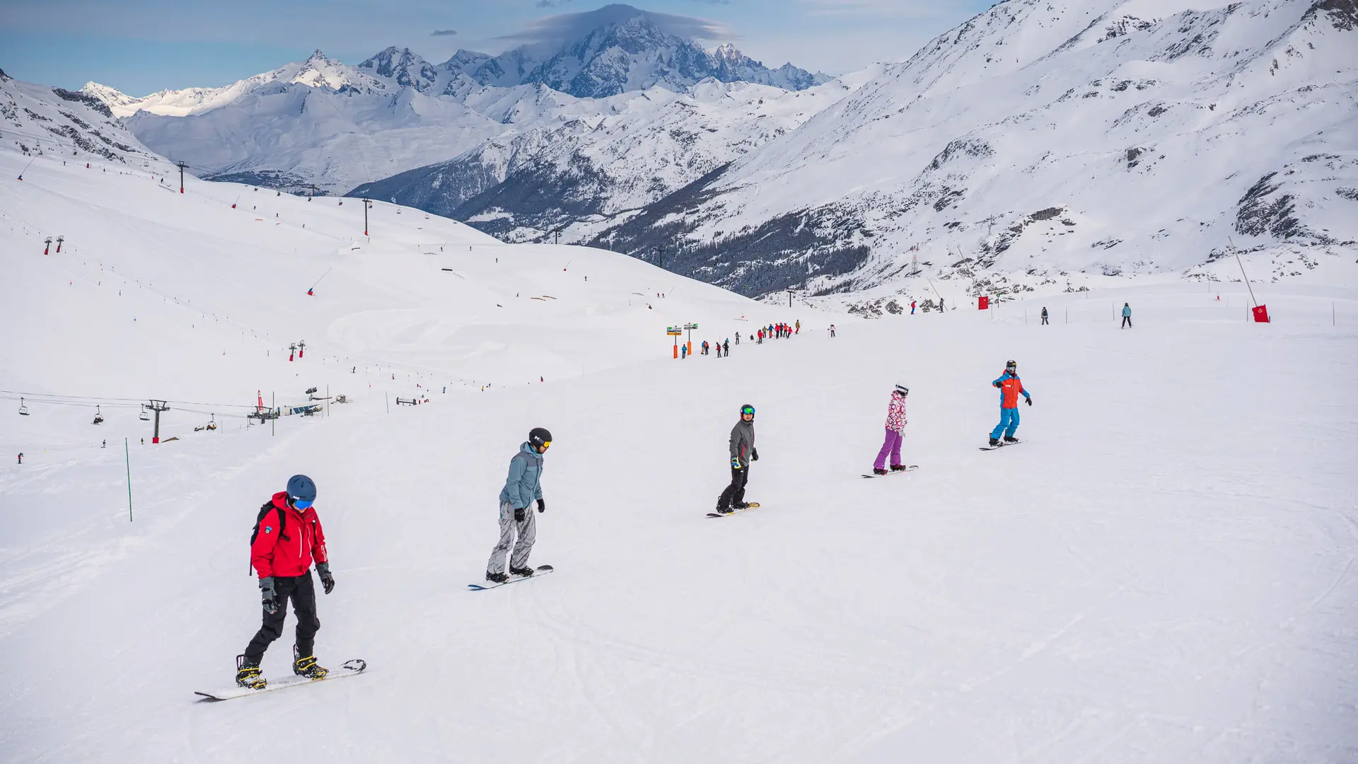 Cours collectifs snowboard Oxyski