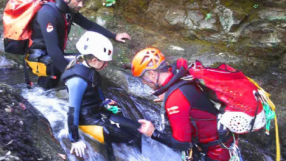 Canyoning enfant