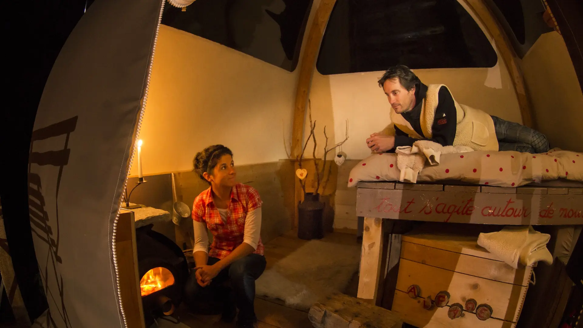 Alti-dôme à l'Eco-Bivouac d'Annecy-Semnoz