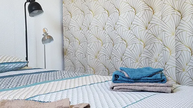 chambre avec rangement