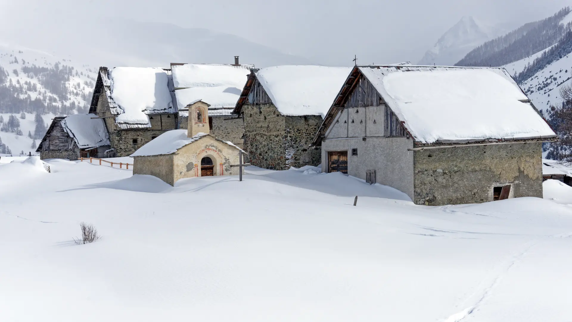 Rando raquettes vers les fonts de Cervières