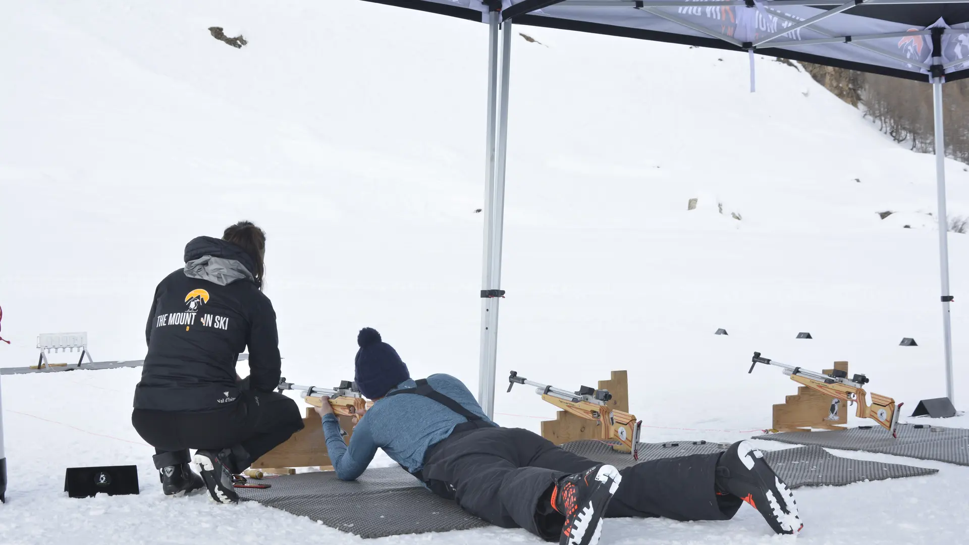 Ski de fond et biathlon avec Léna Arnaud à Val d'Isère