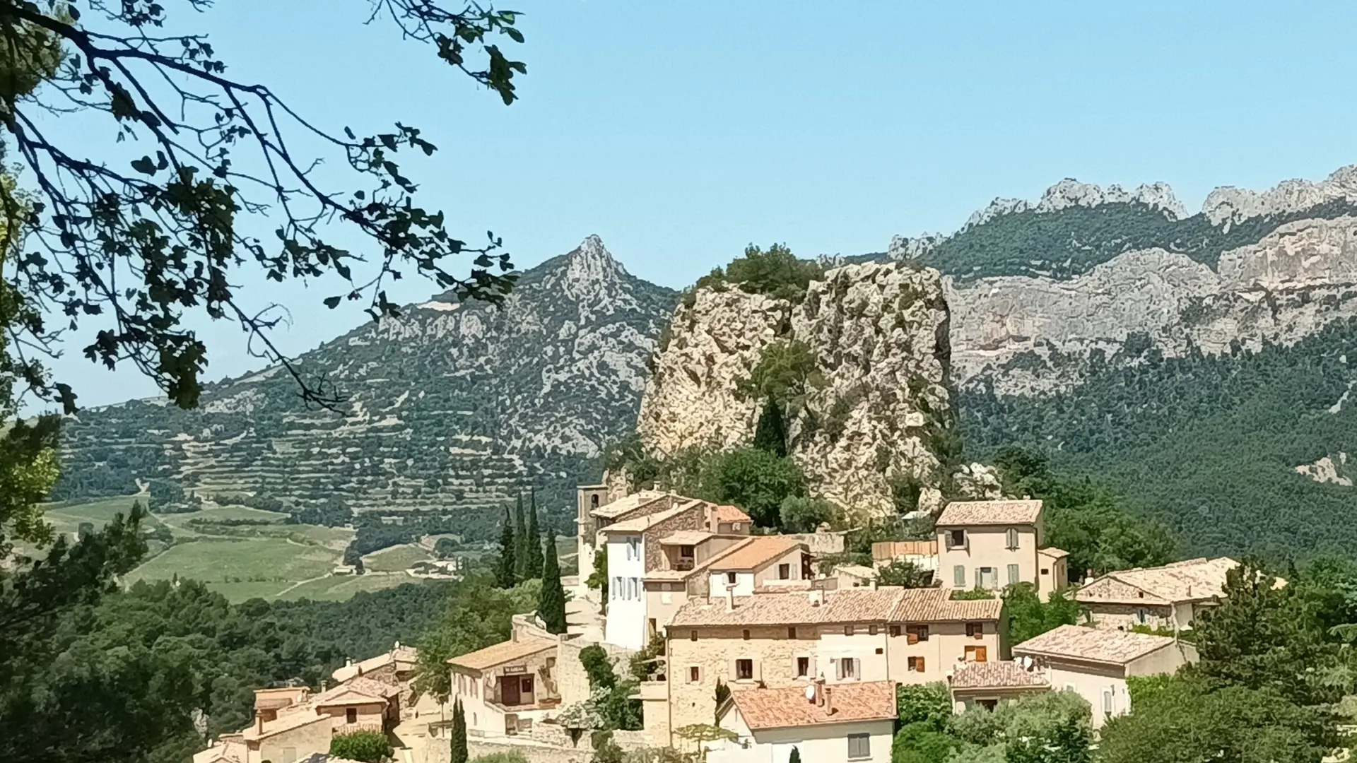 La vue du village