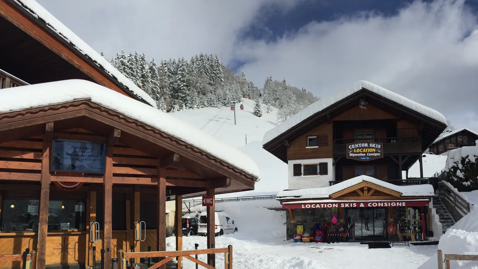 Centor skis au Grand-Bornand