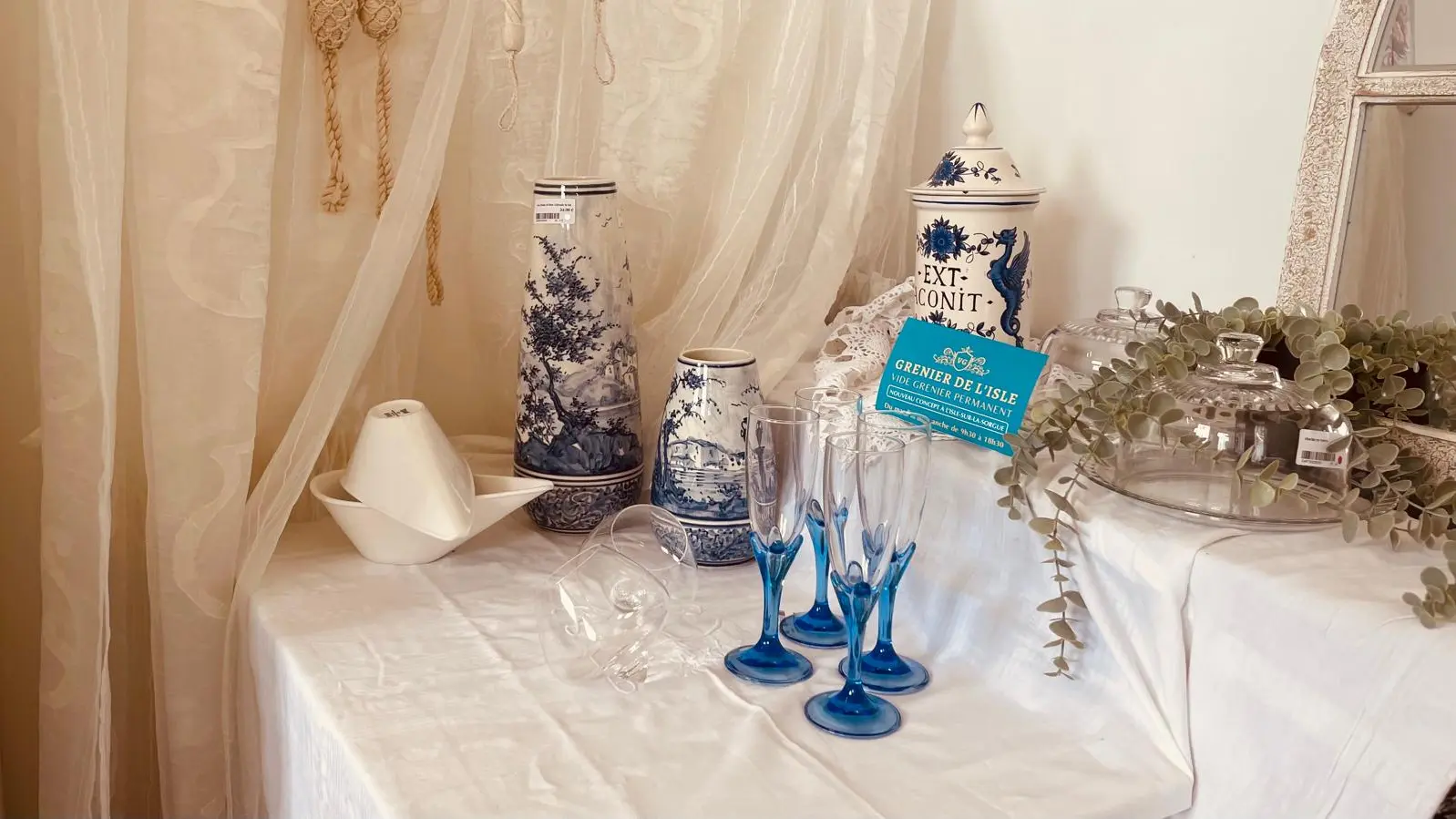 Grenier de L'Isle Vaisselle déco