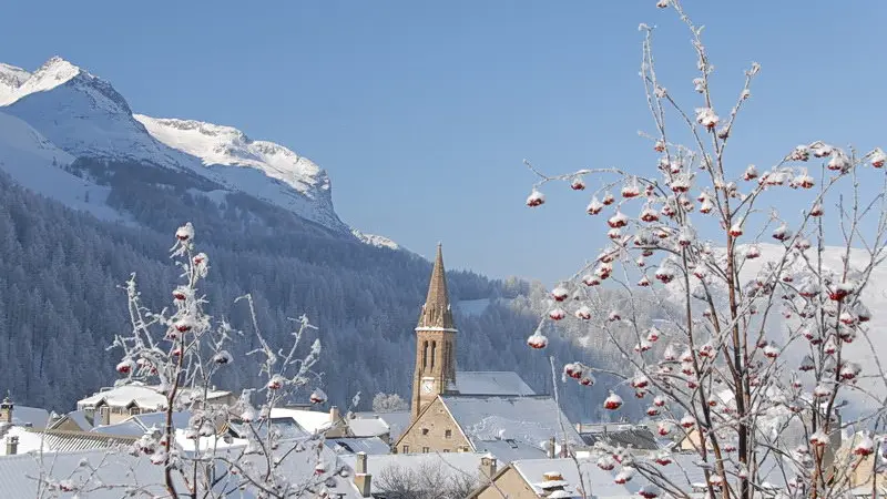 Le village où se situe le gîte (Villar d'Arène)