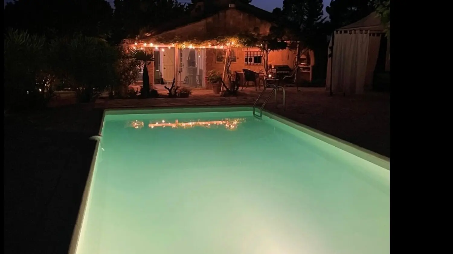 Piscine de nuit