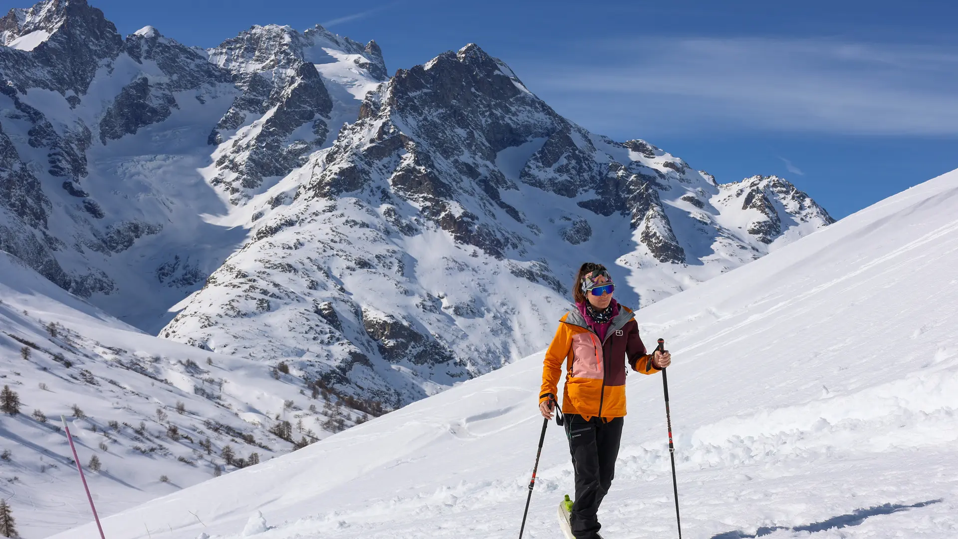 La Meije en toile de fond