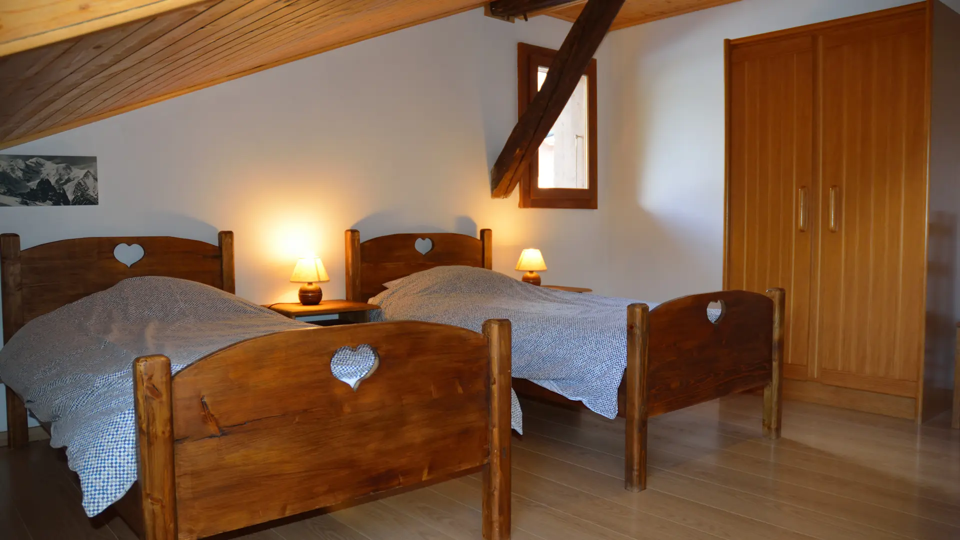 Vue de la deuxième chambre du troisième étage