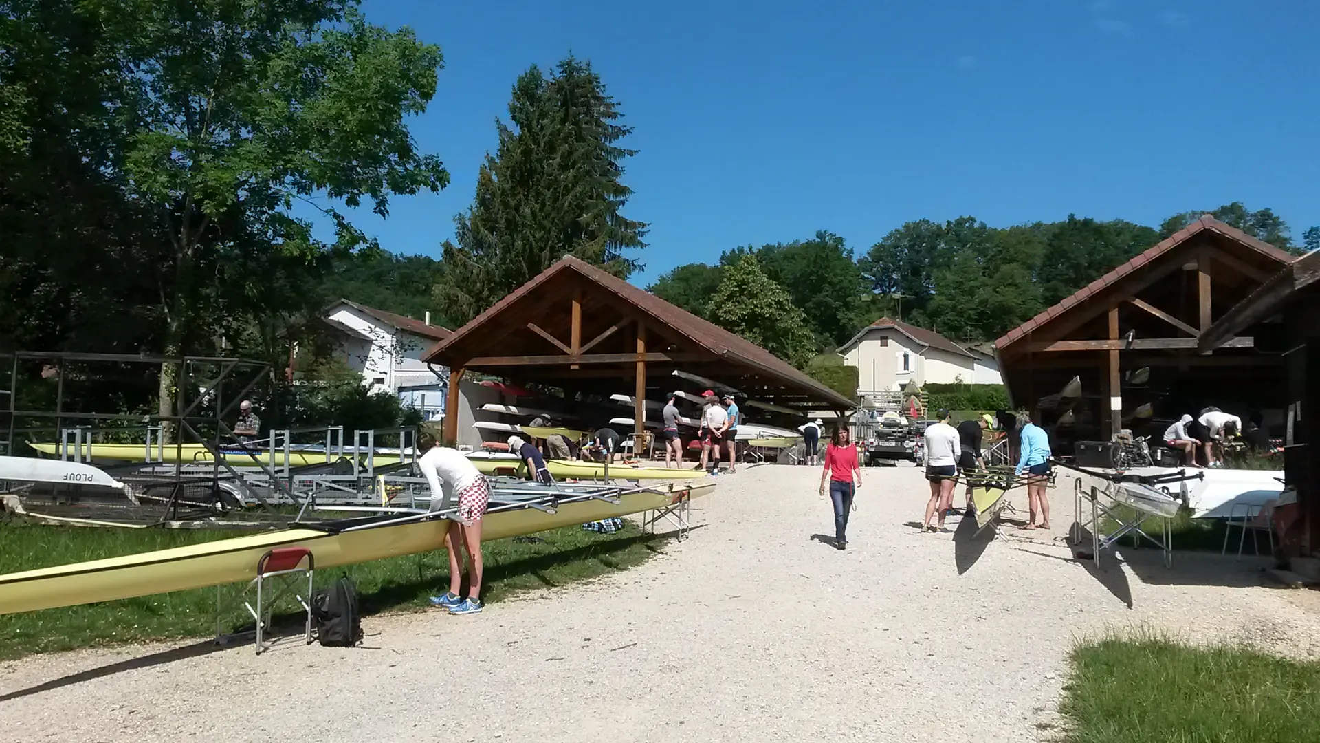 La base d'aviron à Paladru