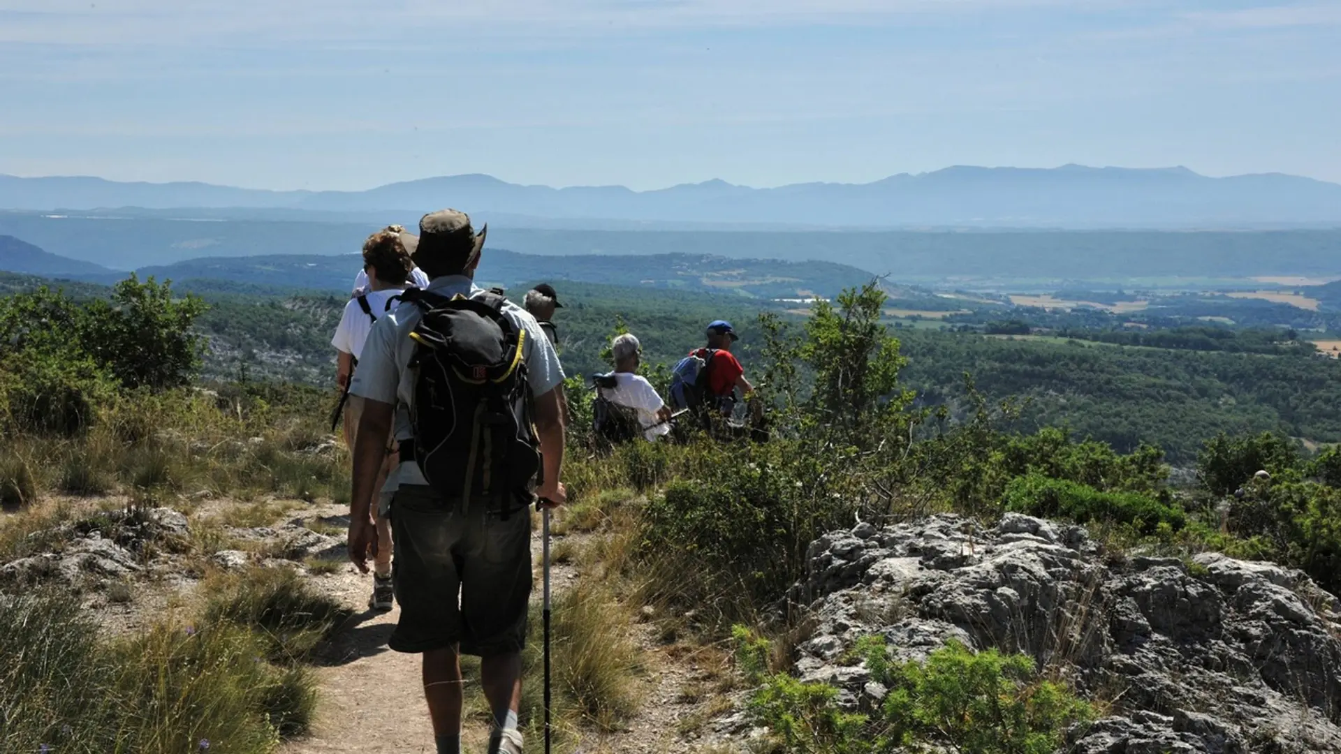 Sur le sentier des Mourres