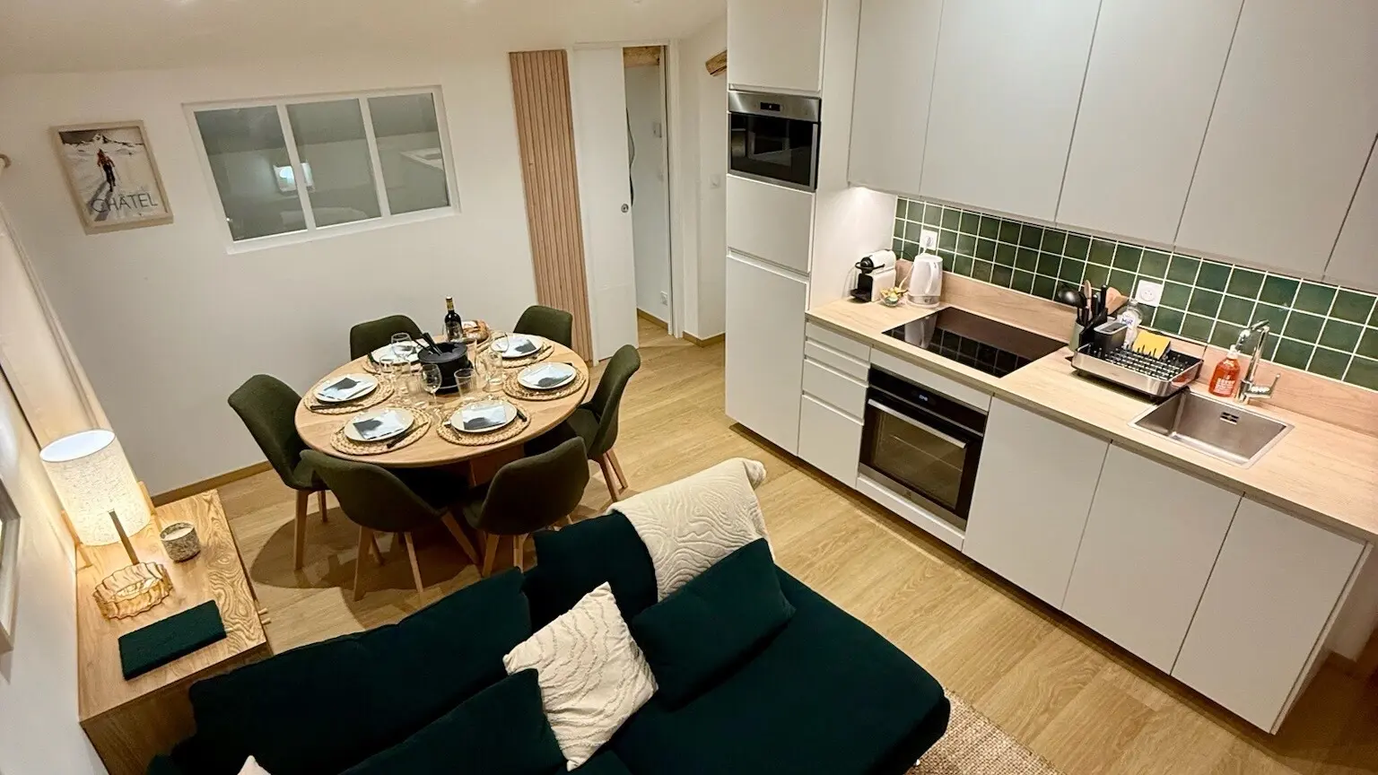 Salon, séjour, cuisine
