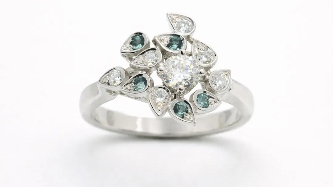 Bague by M.SMETS en forme de Paon