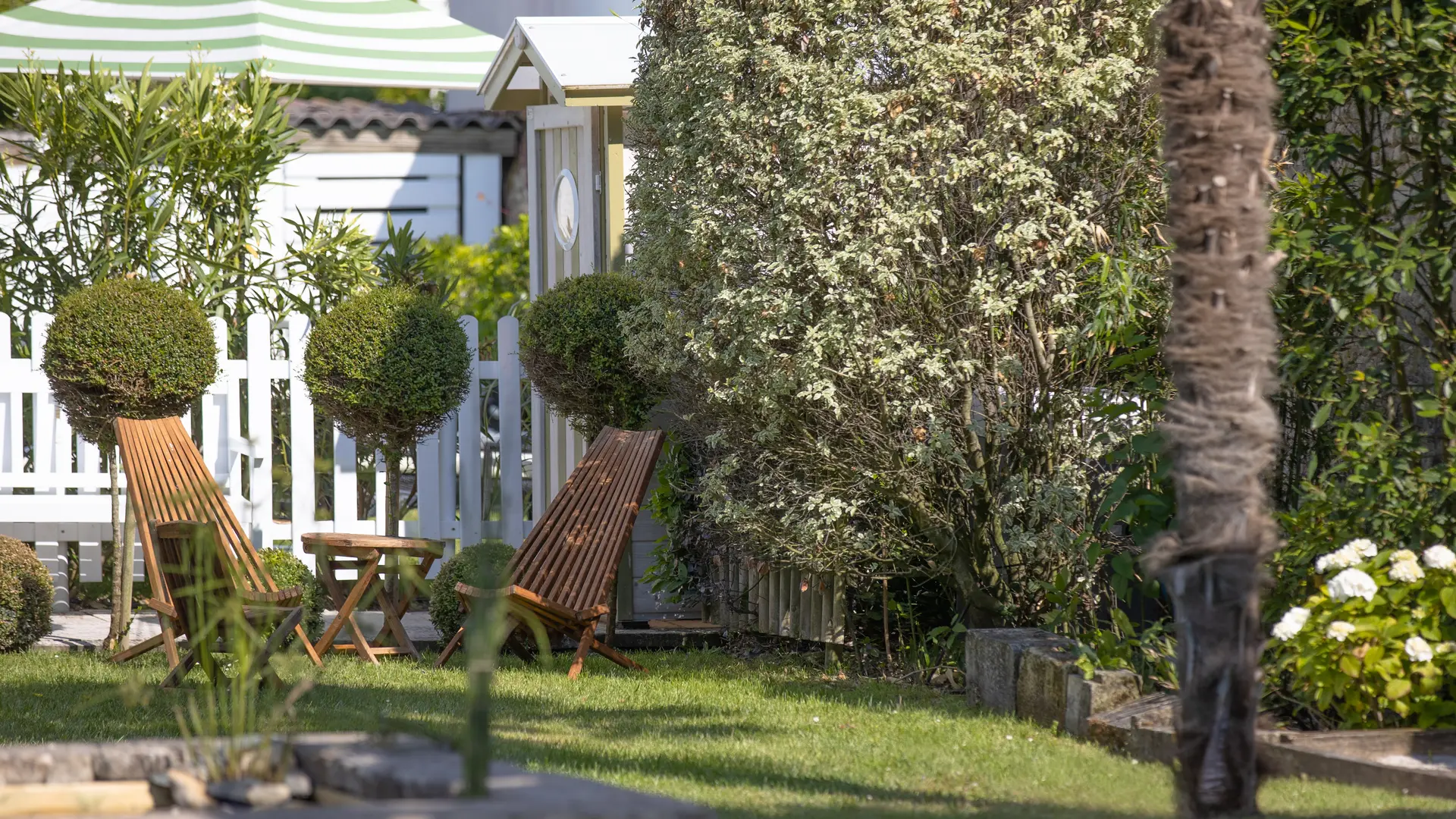 Jardin - Vue sur la villa