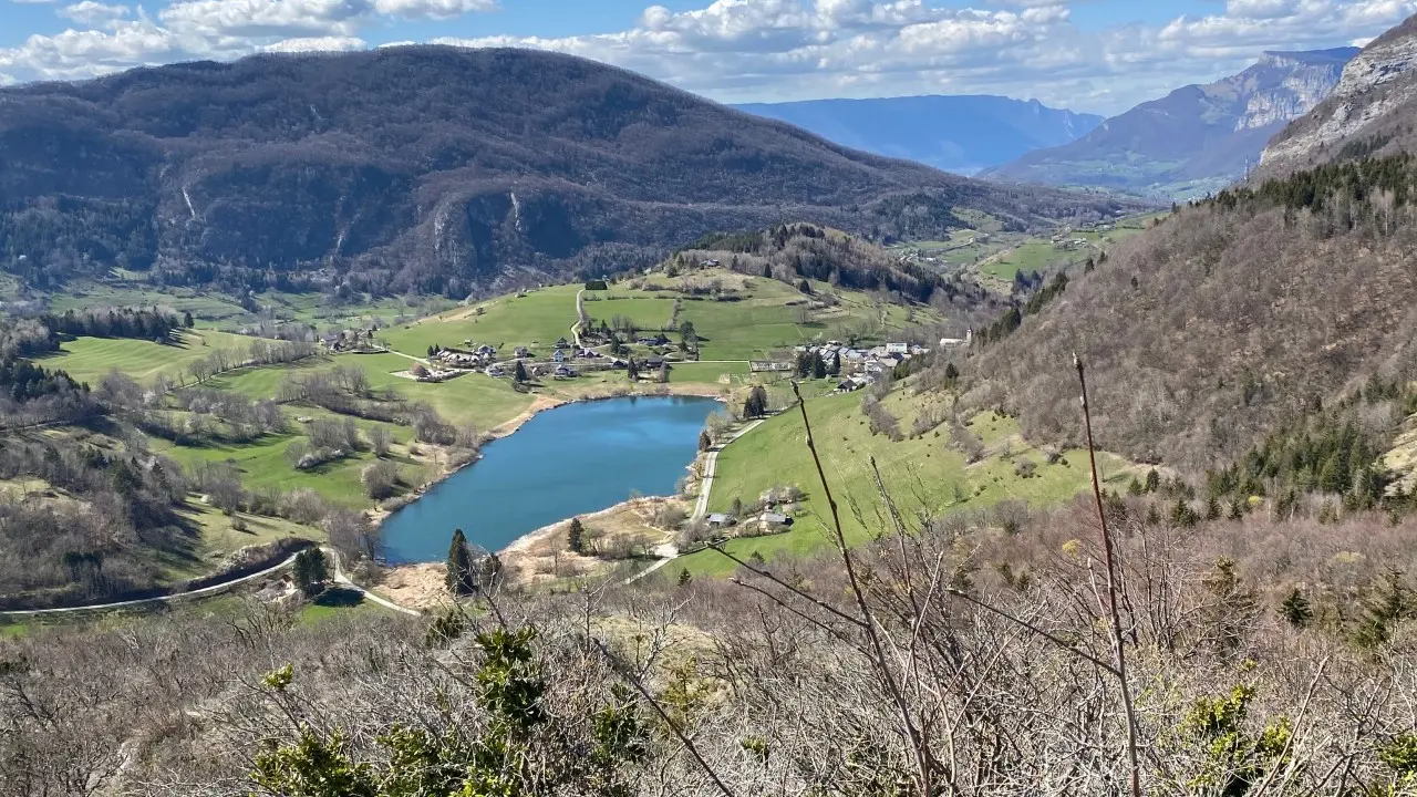 Vue lac de la Thuile