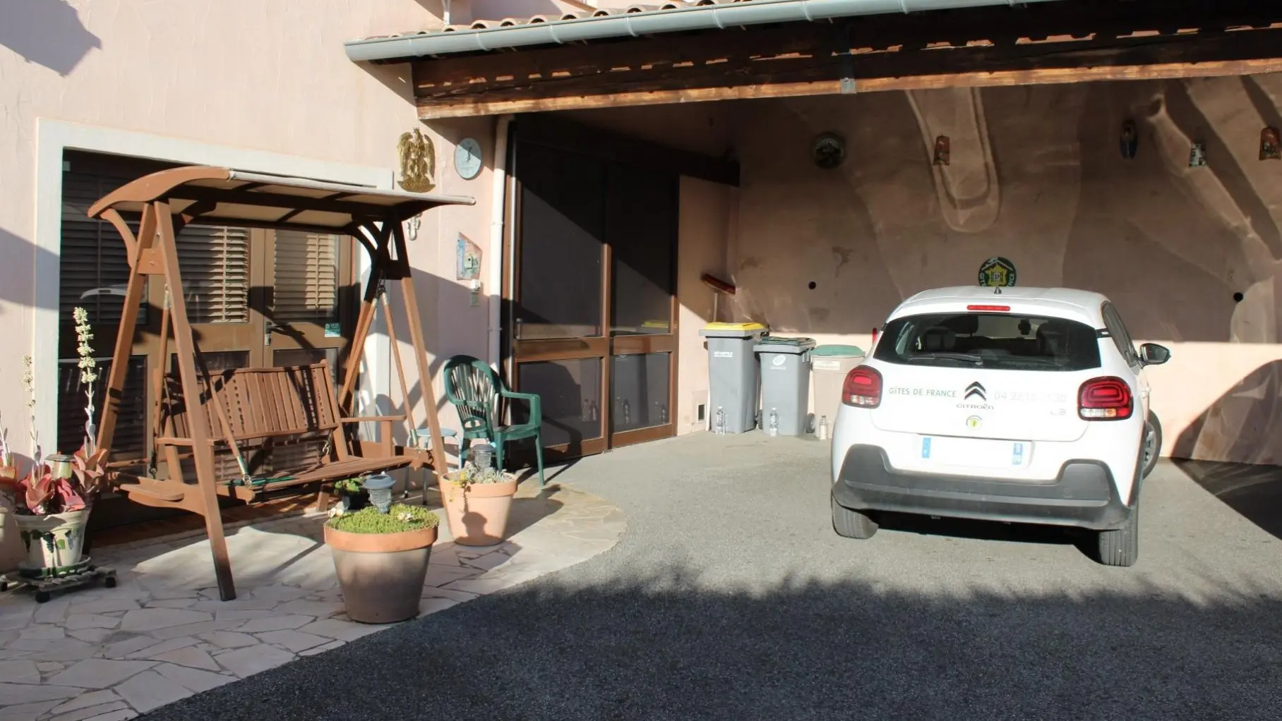 Gîte La terrasse d'Azur-Abri voiture-Nice-Gîtes de France des Alpes-Maritimes