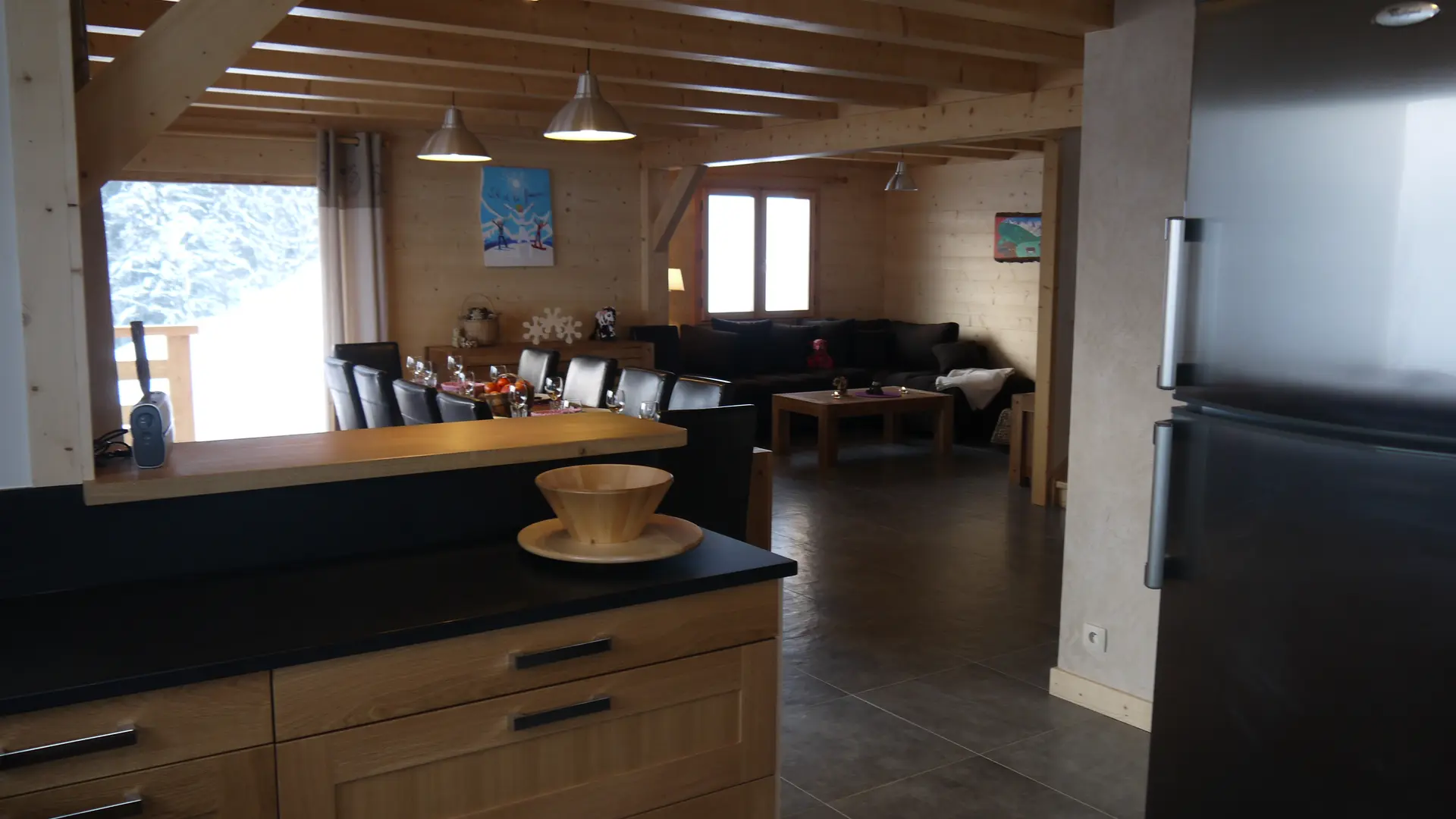 Salle à manger/Dining room-Chalet Panorama-le Grand-Bornand
