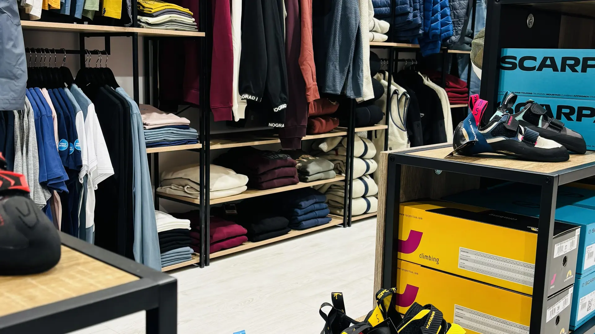 Intérieur de la boutique