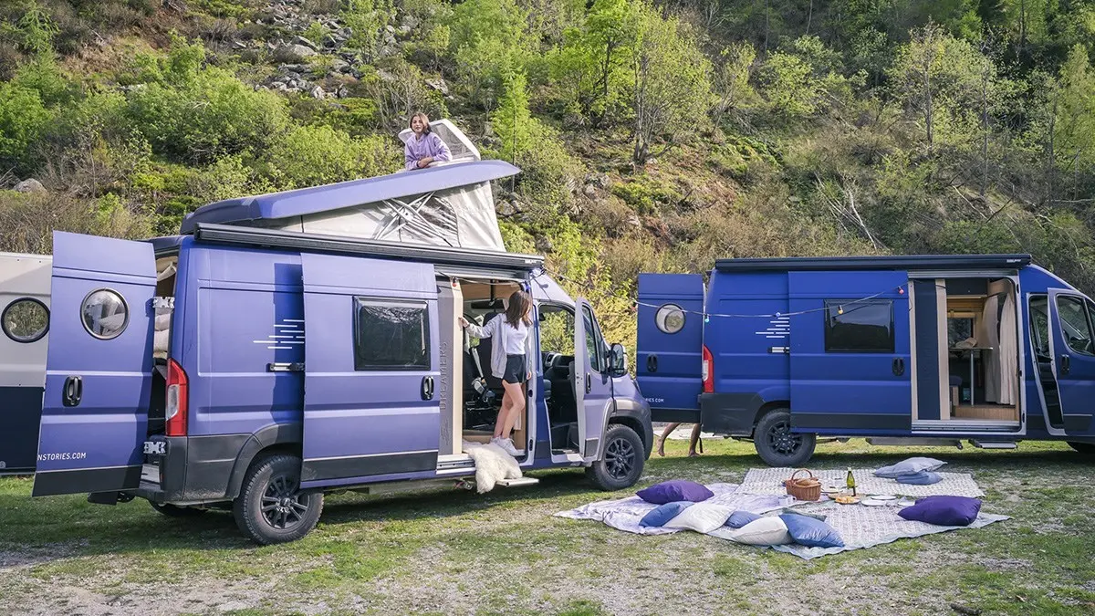Oberdream campervans at Le tour