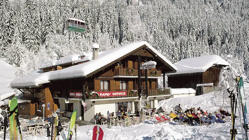 Façade Hiver Les Prodains Morzine