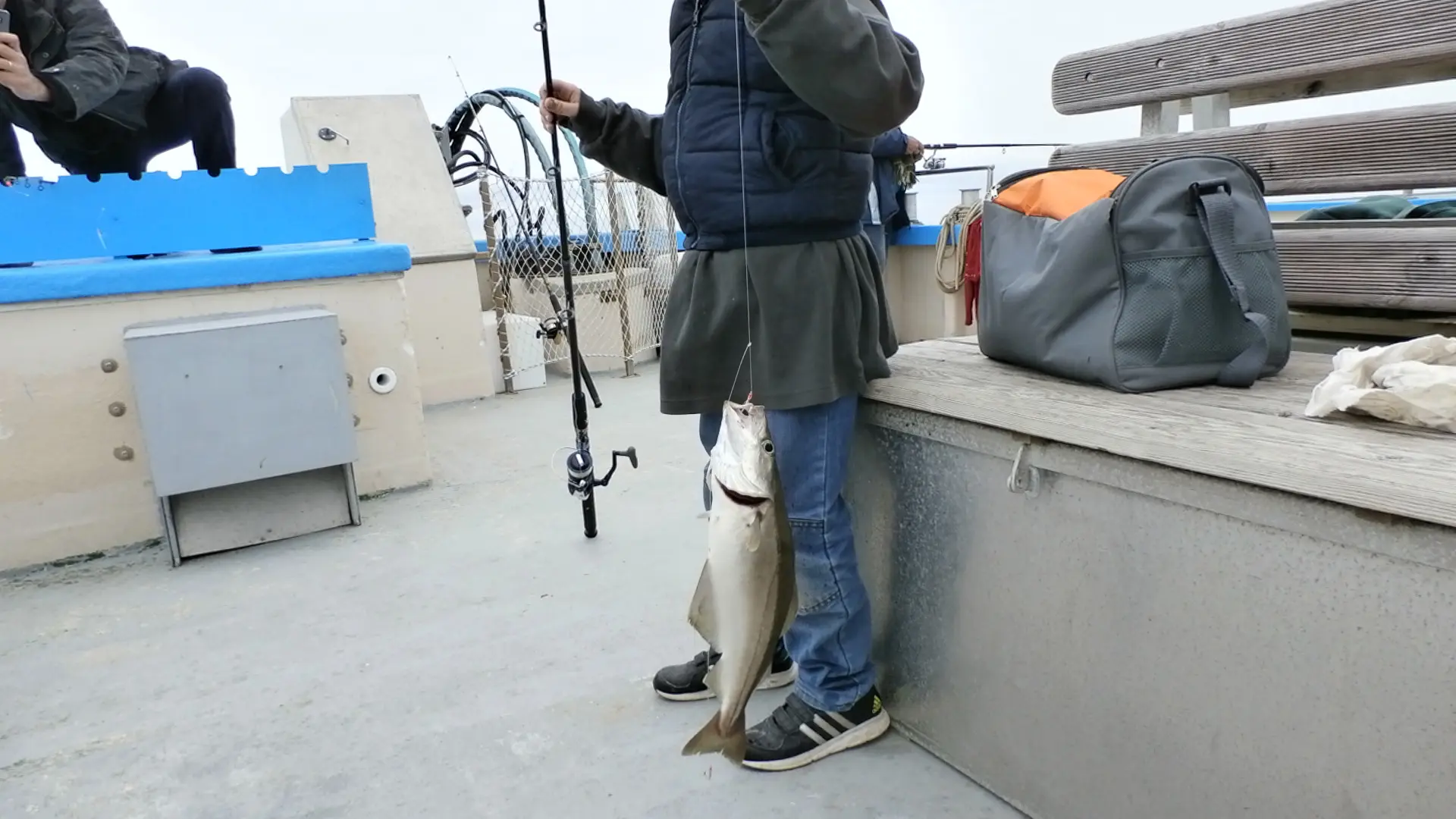 Matériel fourni : cannes, montages, leurres
