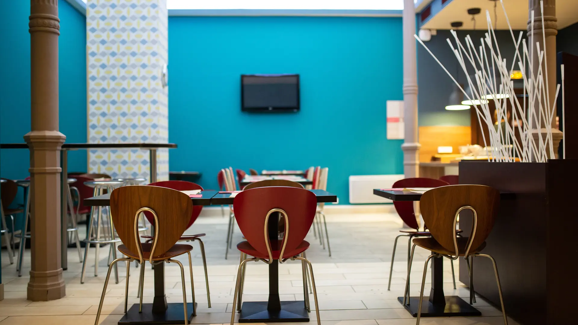 La salle petit déjeuner