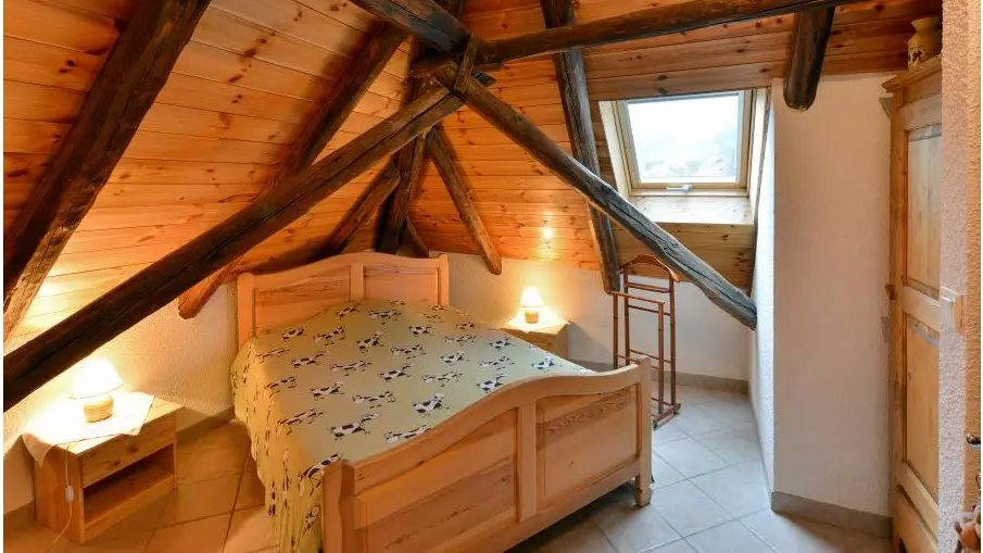 L'une des chambres sous les combles