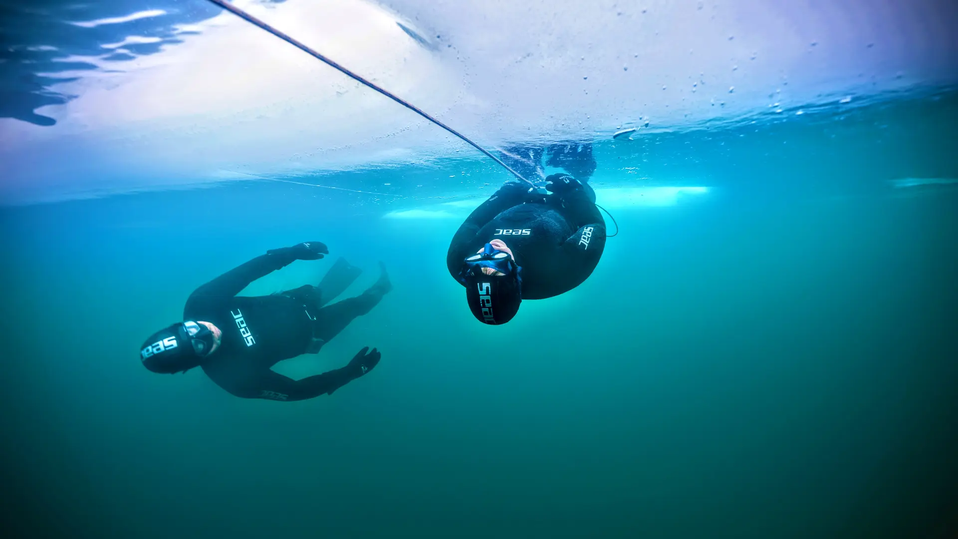 Expérience d'apnée sous glace